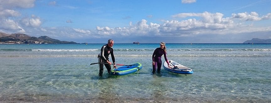 SUP course in Alcudia