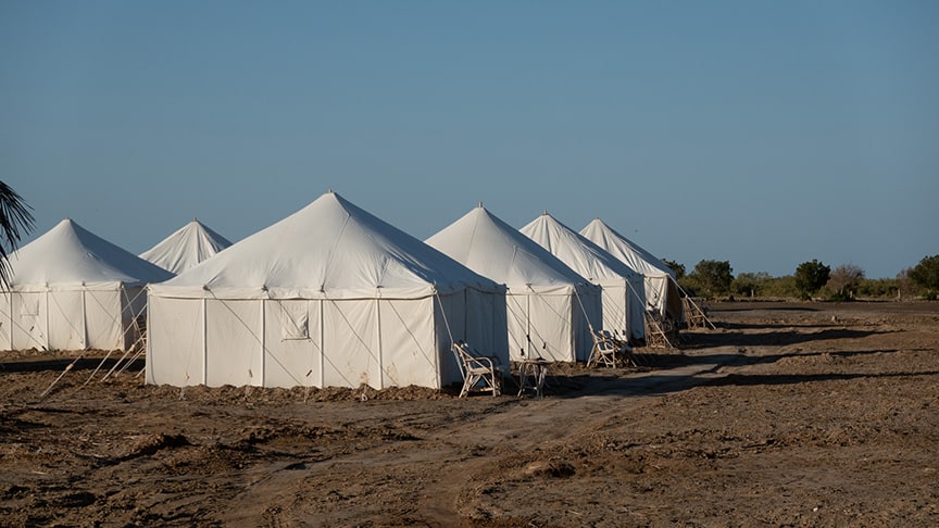 Royal Tents im Wadi Lahami an neuem Ort Reiseblog Ägypten Tag 1