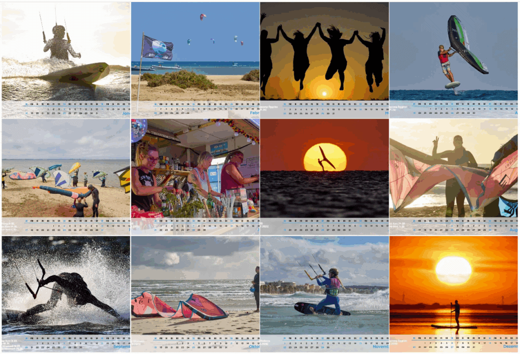 Der kitesafe.de Foto-Wandkalender 2026 ist unterwegs 2 Der kitesafe.de Foto-Wandkalender 2026 ist unterwegs 2
